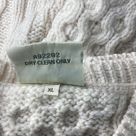 Kilronan Knitwear Merino Wool Button Cardigan Women's XL #241A - Picture 9 of 9